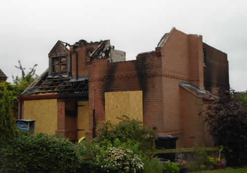 fire damage to house structural survey