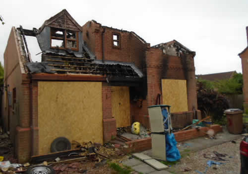 fire damaged house structural survey
