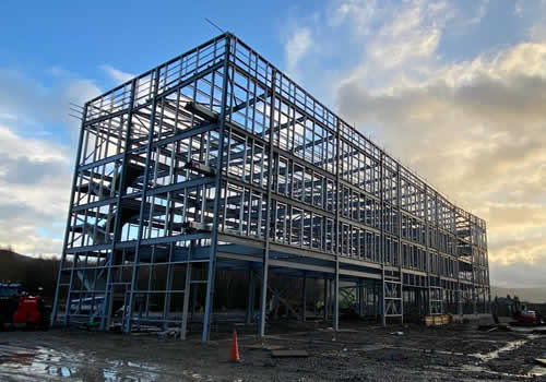 industrial and commercial foundation and steel frame design projects in Bolton Bury and Manchester